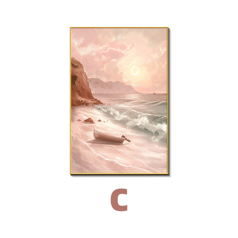 Beach Sunset Themed Canvas Wall Art