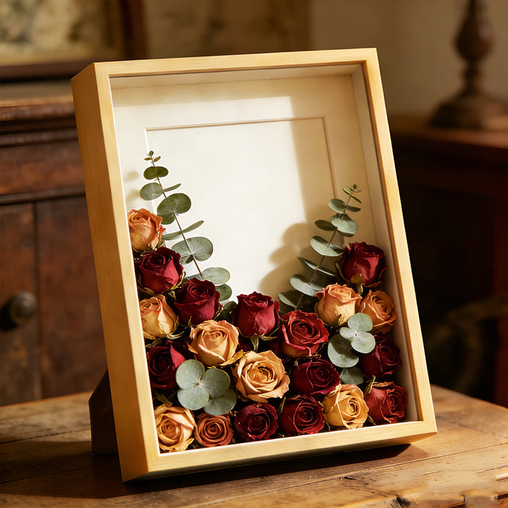 Preserved Flower Wall Art Display