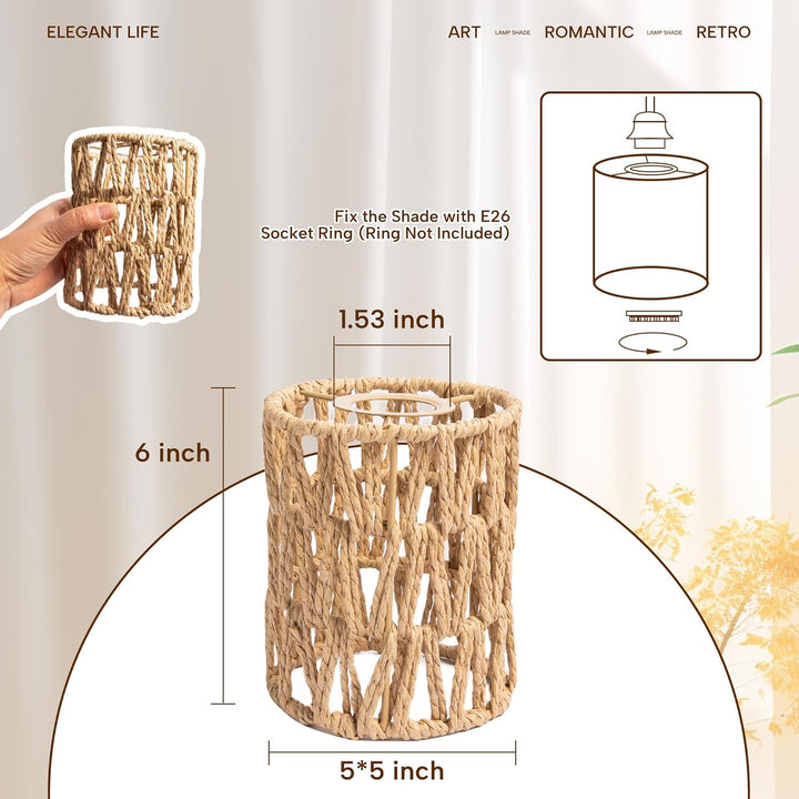 Decorative lampshade with modern design
