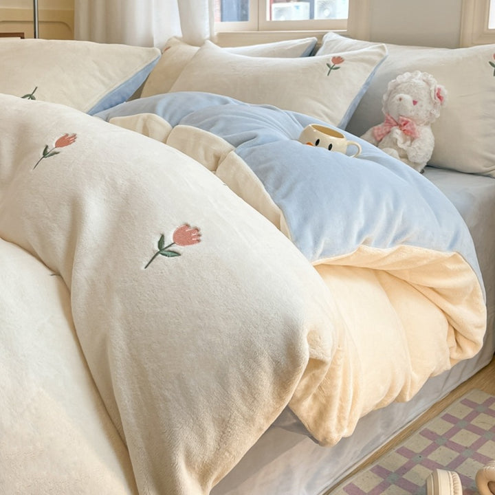 Luxurious Plush Duvet Set