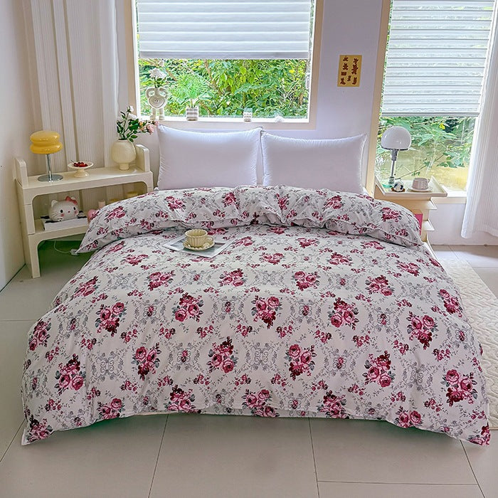 Luxury Floral Print Bedding Set