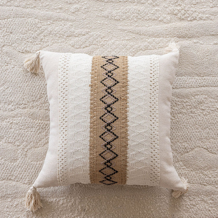 Bohemian Geometric Pattern Throw Pillow