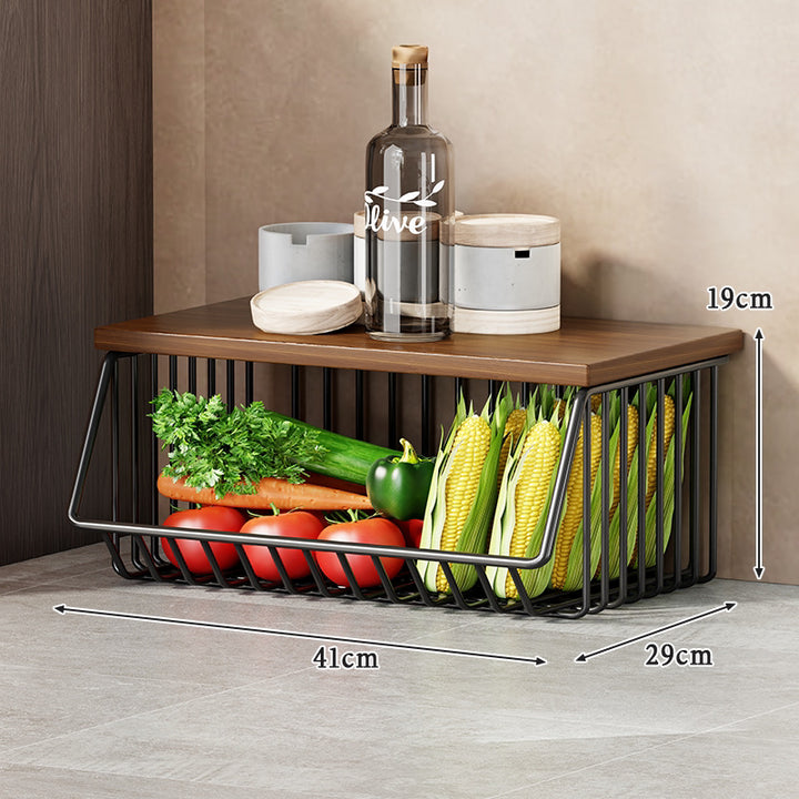 Slim Five-Tier Rolling Metal Kitchen Pantry Storage Rack with Wire Baskets