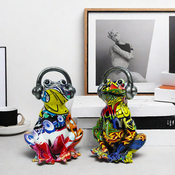 Musical Frog Sculpture