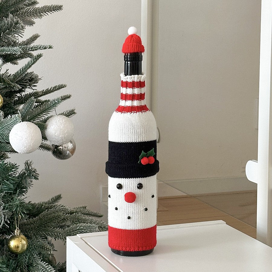 Festive Wine Bottle Covers