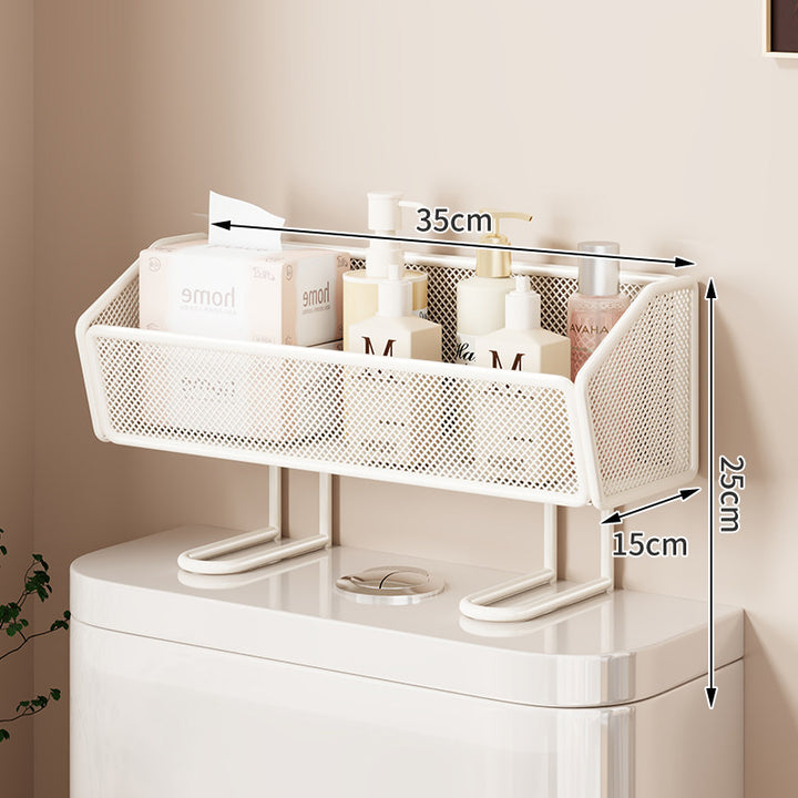 Mesh Two-Tier Bathroom & Countertop Organizer Shelf