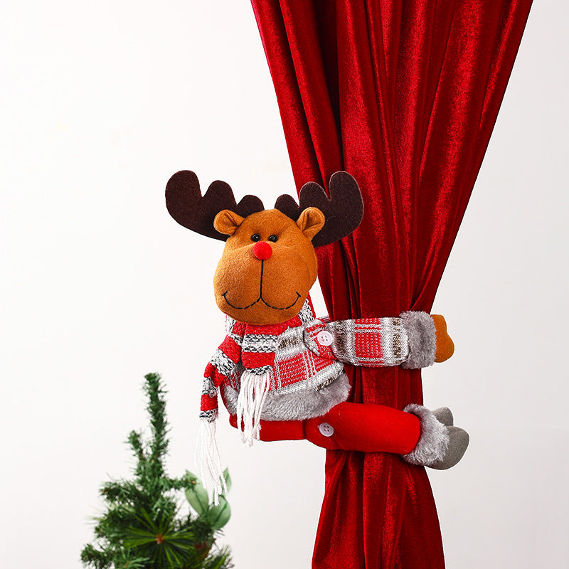 Santa Claus Curtain Holder