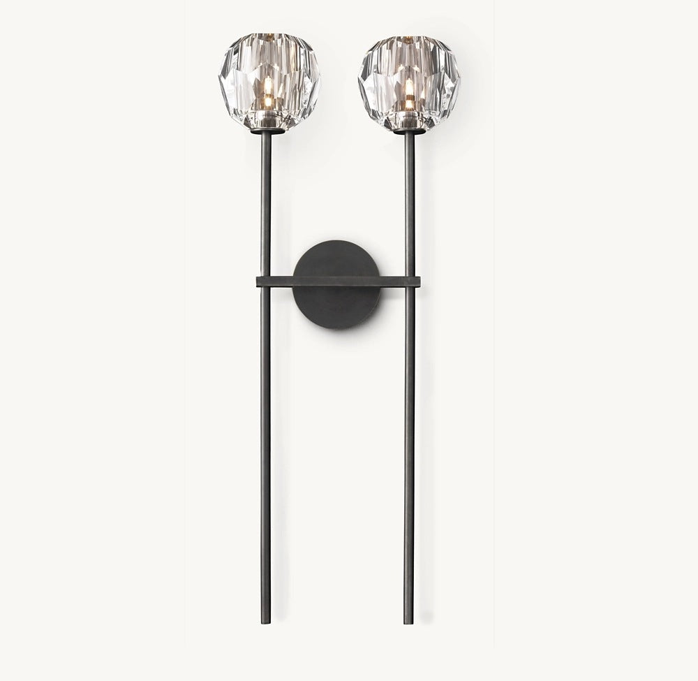 Elegant Crystal Wall Light