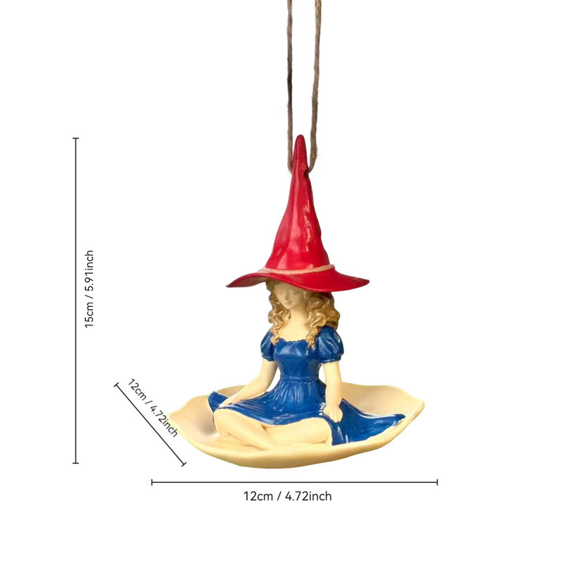 Decorative Hanging Vase with Figure