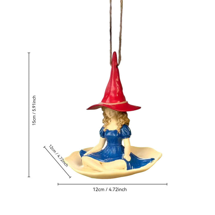Decorative Hanging Vase with Figure