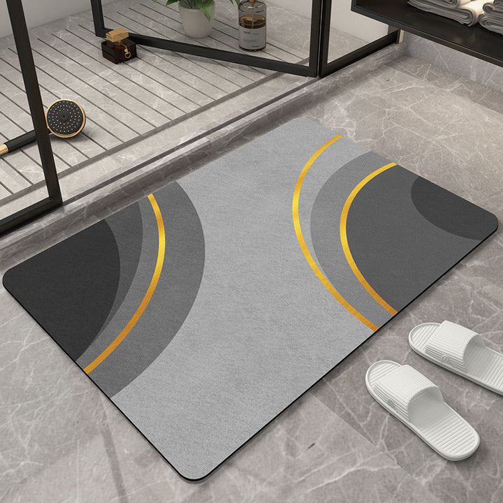 Modern Geometric Bath Mat