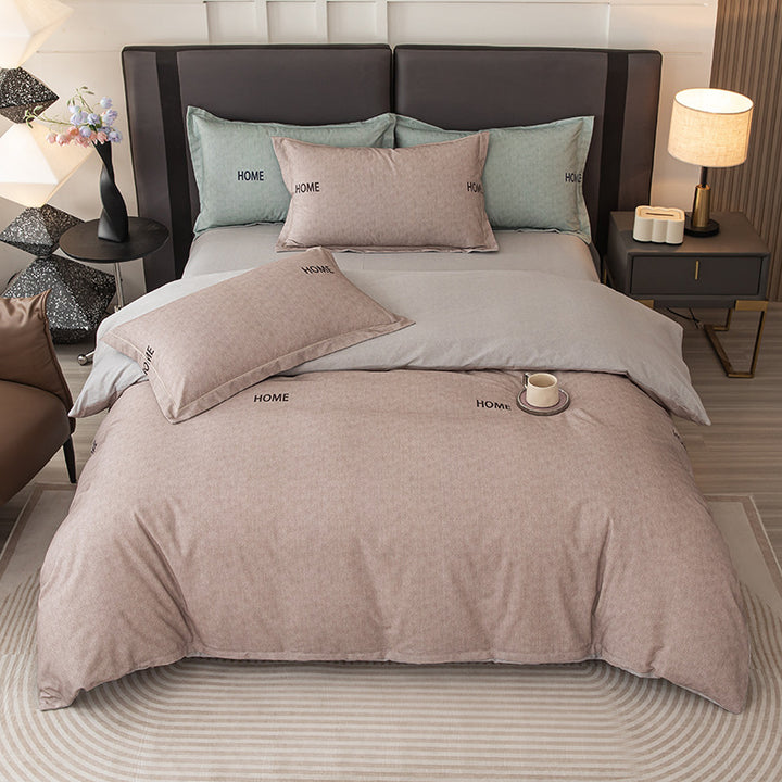 Nature-Inspired Botanical Print Duvet Cover Set