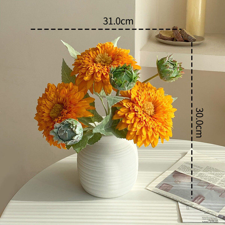 Realistic Artificial Flower Bouquet