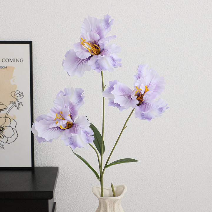 Artificial flower branch with lifelike details