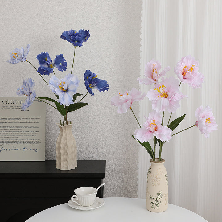 Artificial flower branch with lifelike details