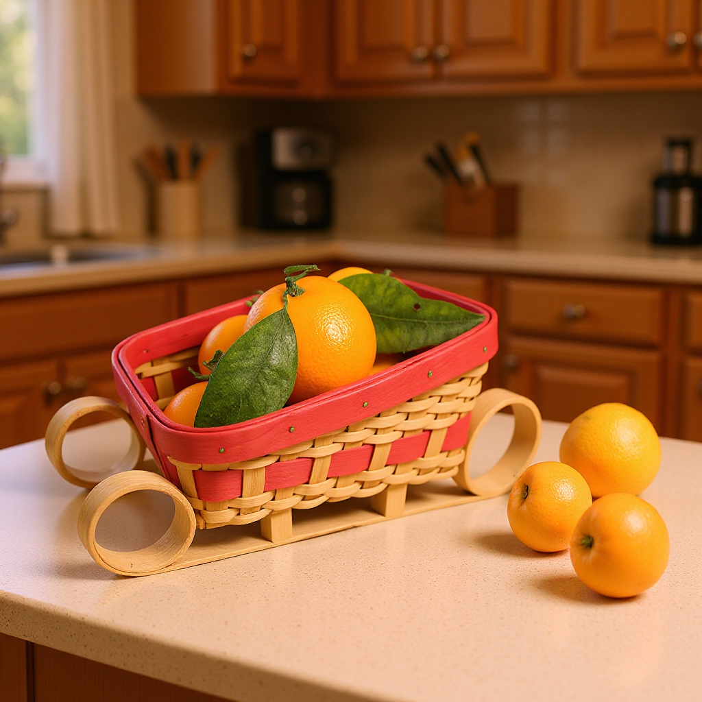 Handwoven storage basket with natural flair