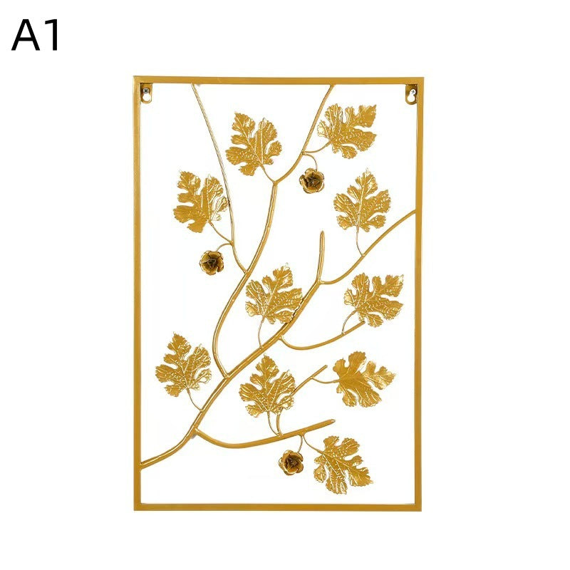 Floral Metal Wall Artwork