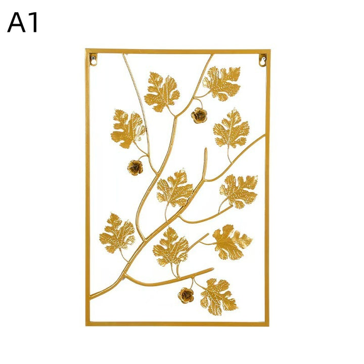 Floral Metal Wall Artwork