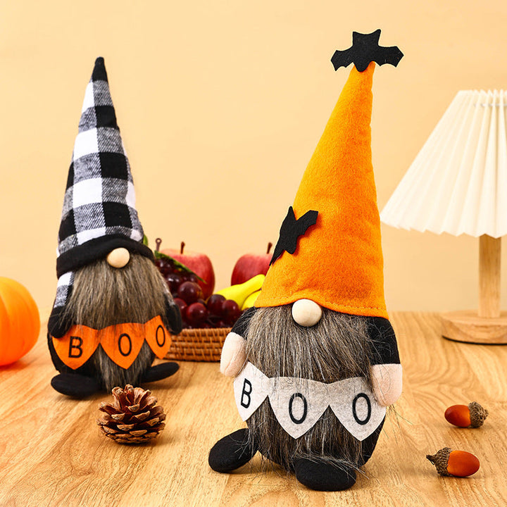 Decorative Halloween Gnome Figure