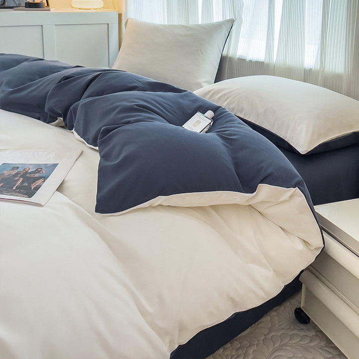 Lightweight Breathable Cotton Duvet Cover Set