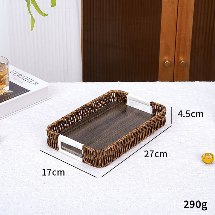 Decorative Woven Serving Tray