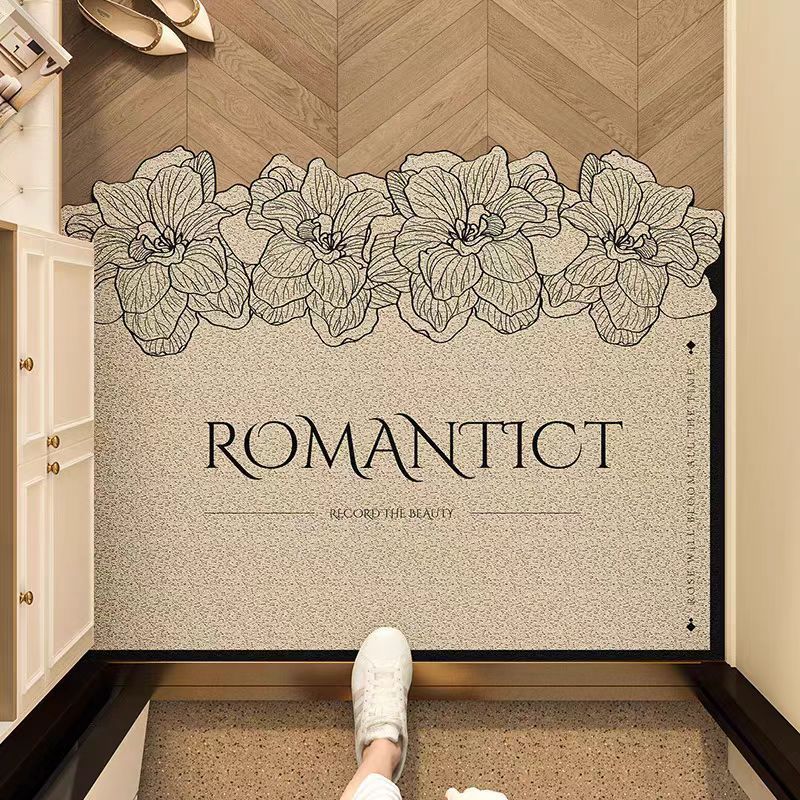 Floral Welcome Mat