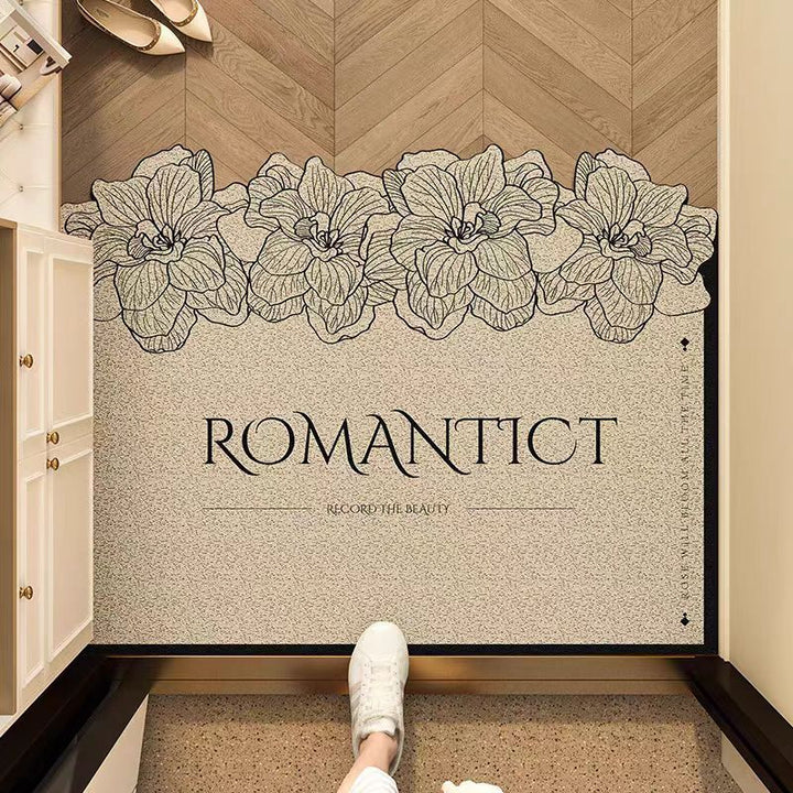 Floral Welcome Mat