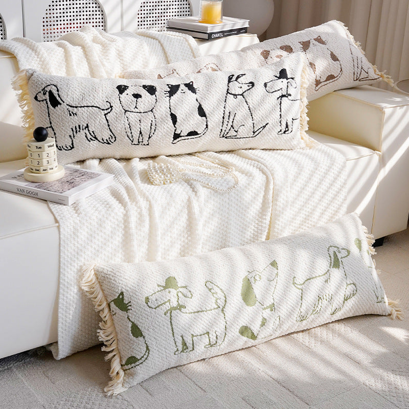 Decorative Pet-Themed Throw Pillow