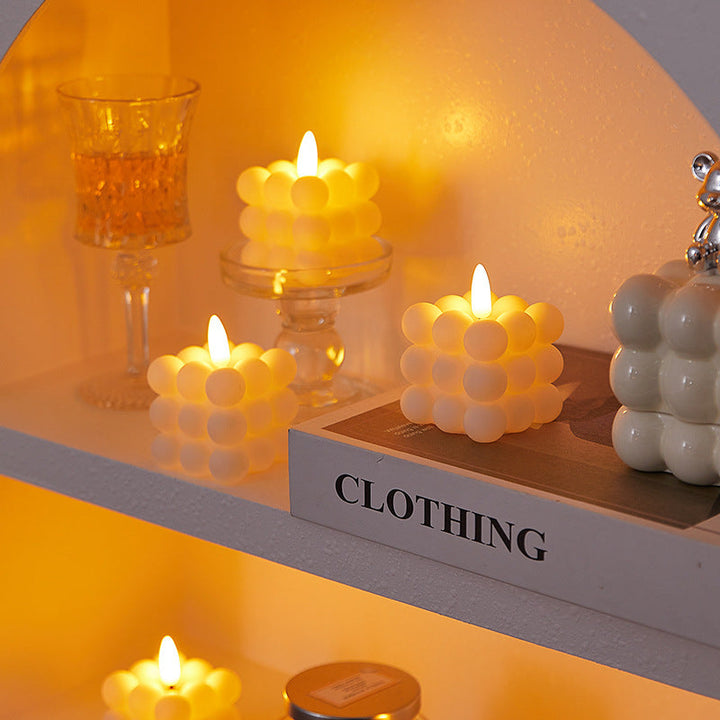 Elegant LED Tea Lights with Curved Design