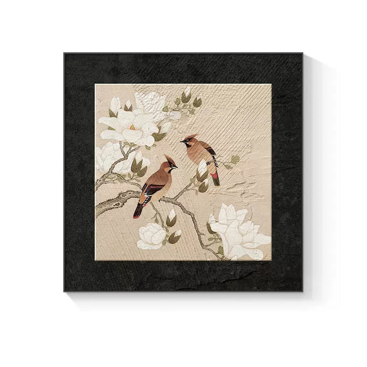 Decorative Floral Framed Artwork
