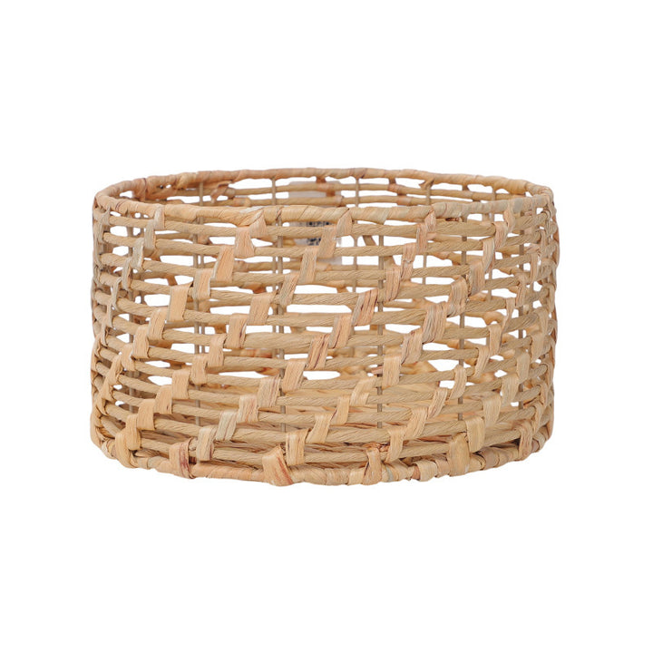 Braided basket with open design