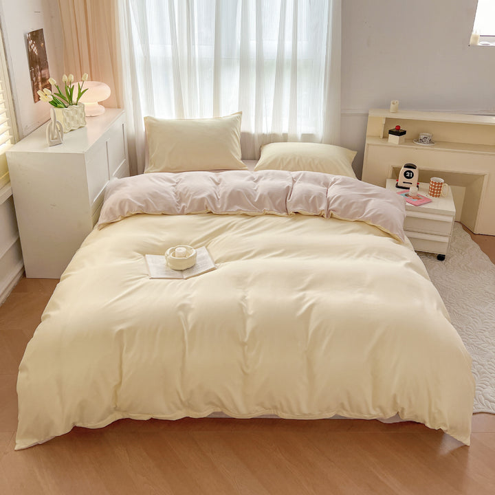 Lightweight Breathable Cotton Duvet Cover Set