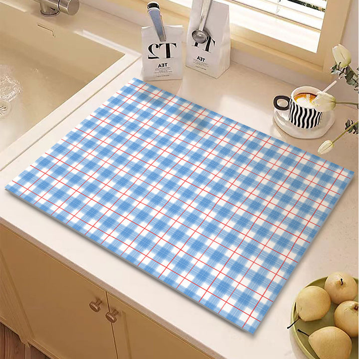 Checkered Kitchen Mat