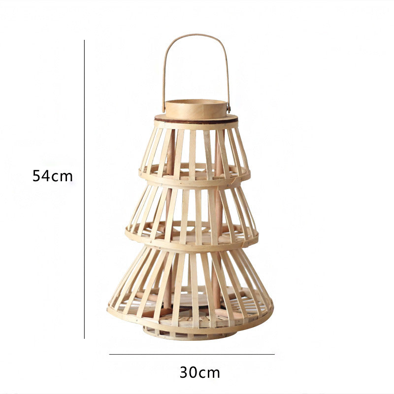Decorative Multi-Tiered Basket Stand