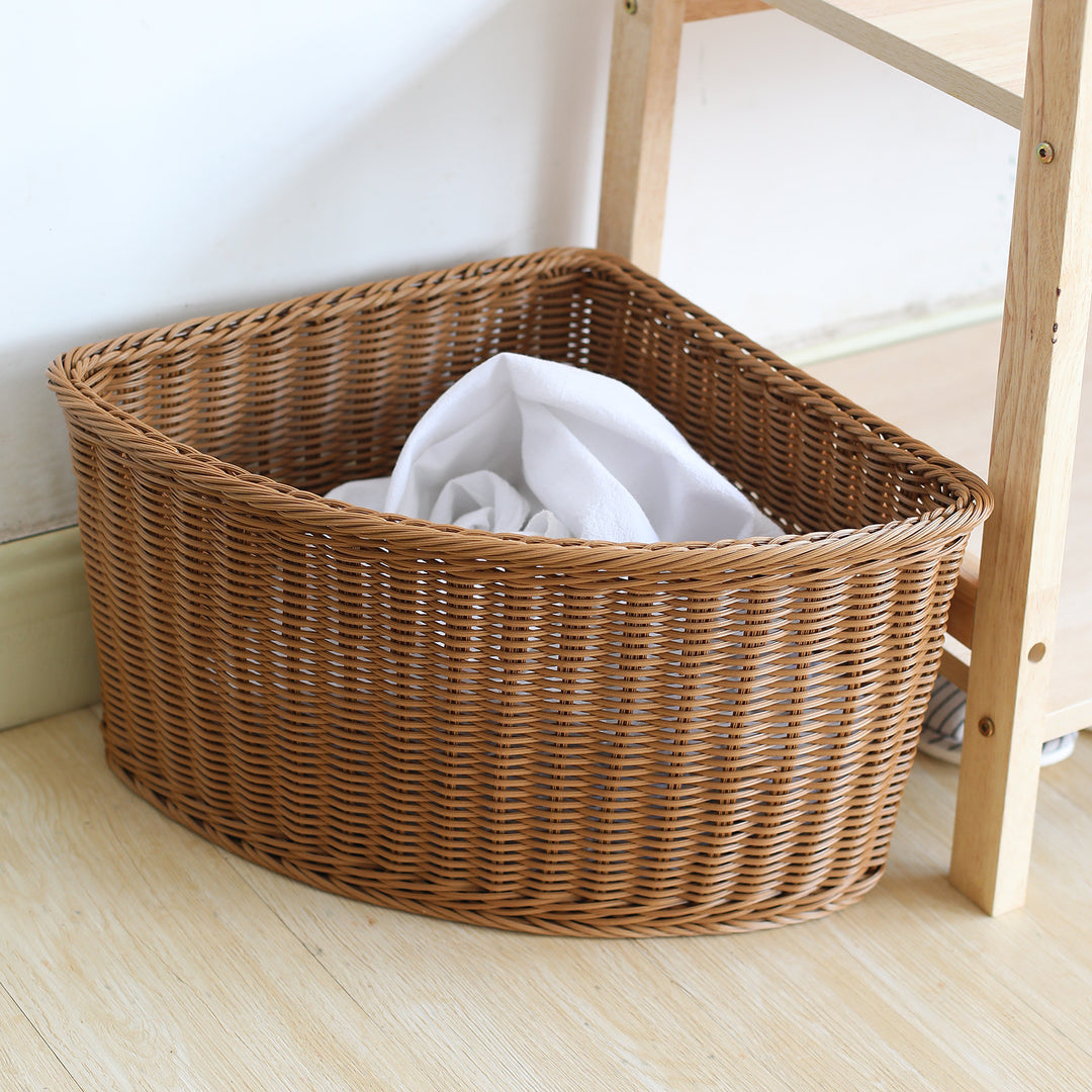 Corner Woven Storage Basket