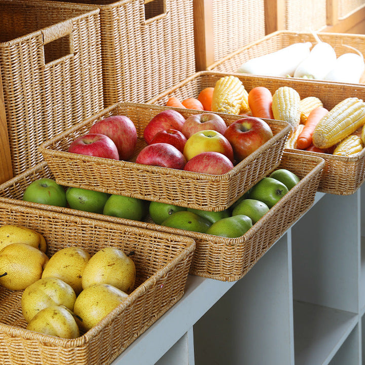 Natural Woven Storage Tray