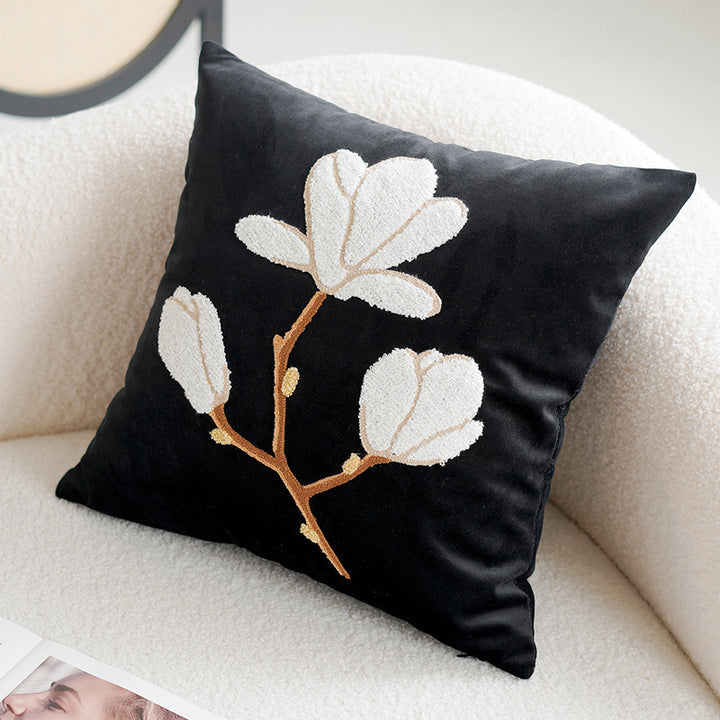 Decorative Embroidered Throw Pillow for Home Decor