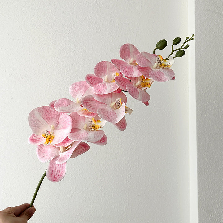 Elegant Faux Orchid Floral Stem