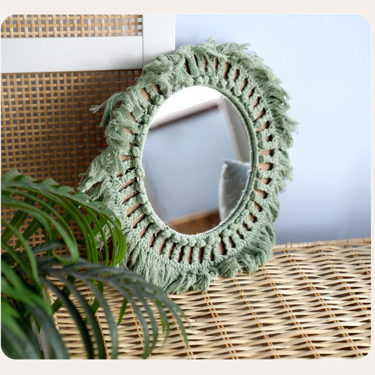 Decorative Macrame Wall Mirror