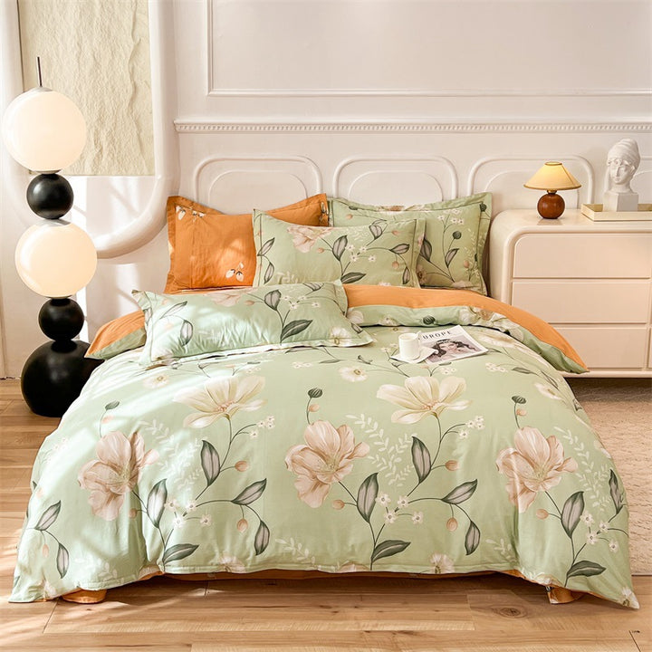 Floral Pattern Duvet Cover Set