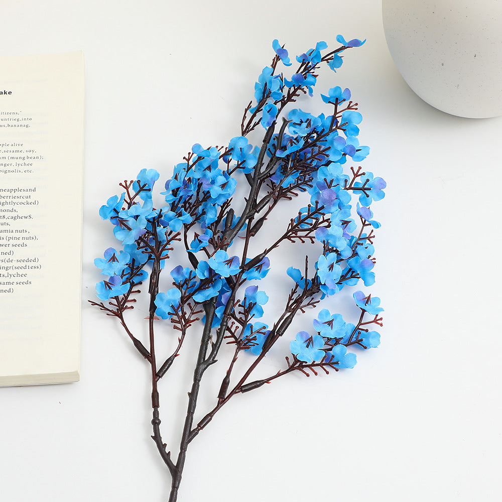 Decorative artificial flower branch
