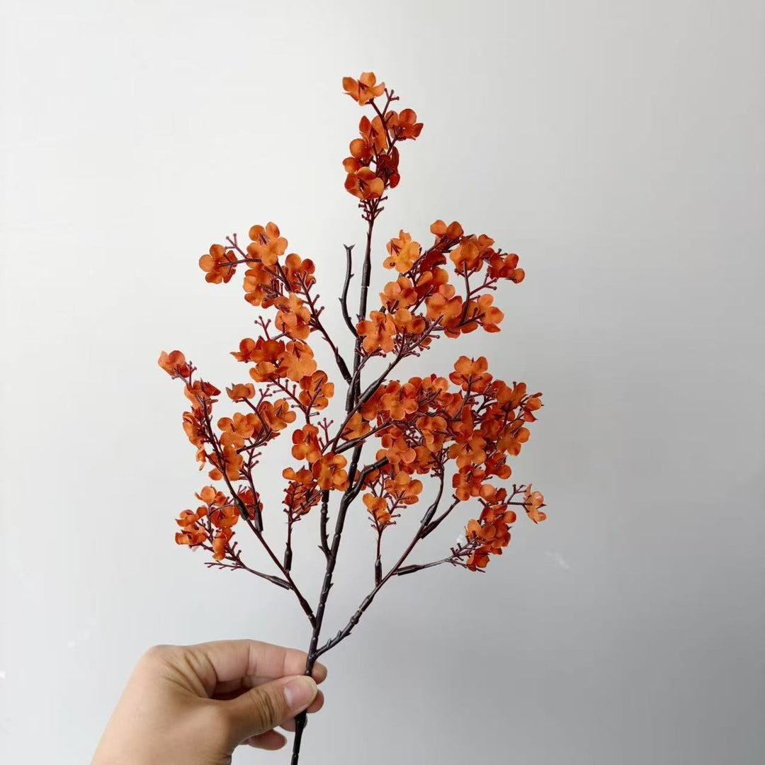Decorative artificial flower branch