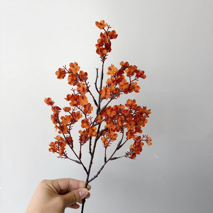 Decorative artificial flower branch