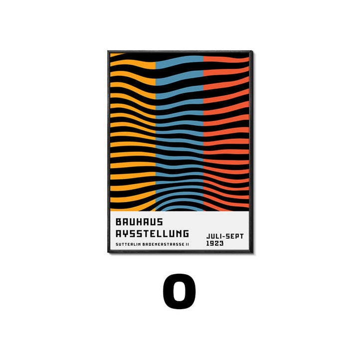 Bauhaus Geometric Wall Art Print