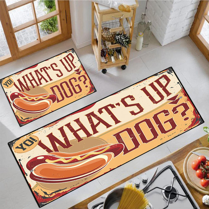 Fun Snack-Themed Kitchen Mat
