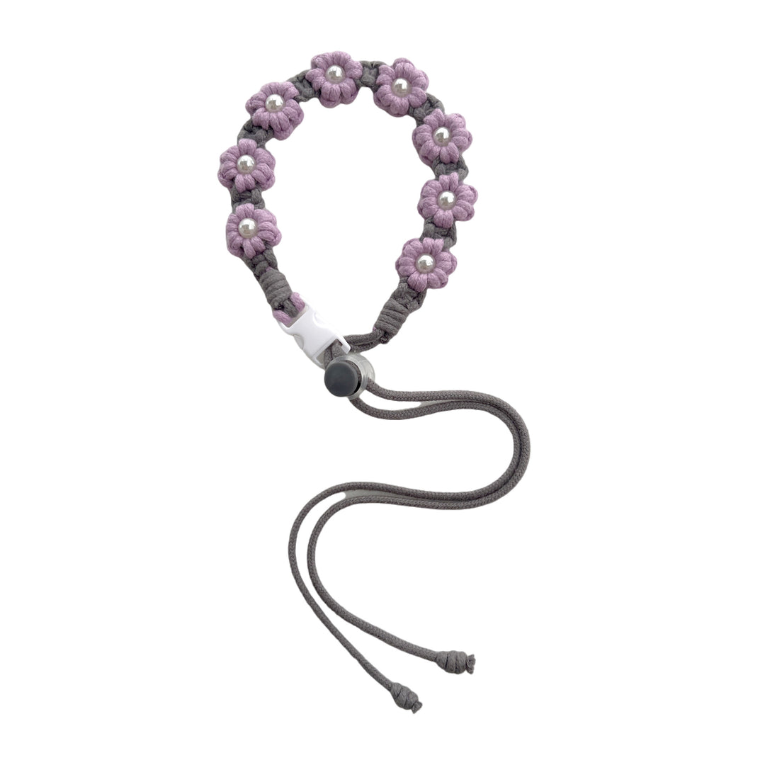 Floral Macrame Eyewear Strap