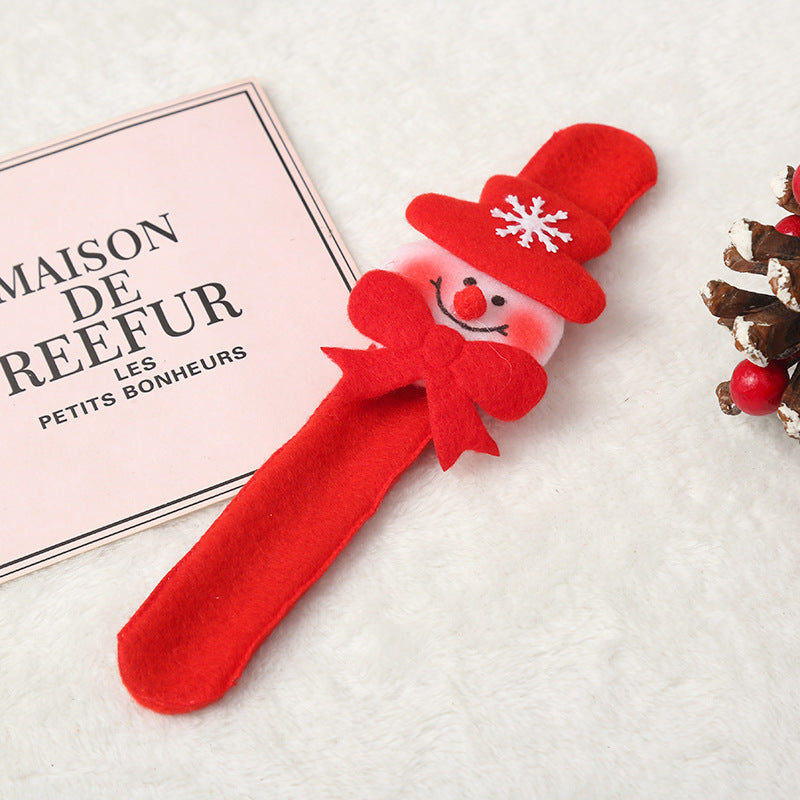 Creative Christmas wristband with snowman design
