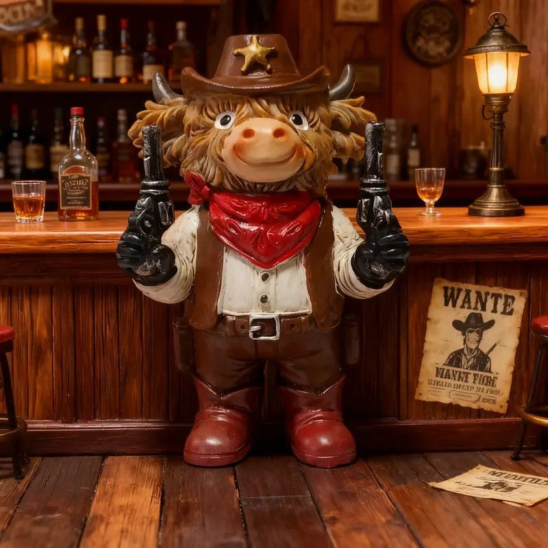Funny Cowboy Figurine
