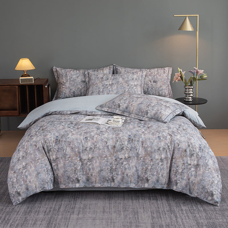 Nature-Inspired Botanical Print Duvet Cover Set
