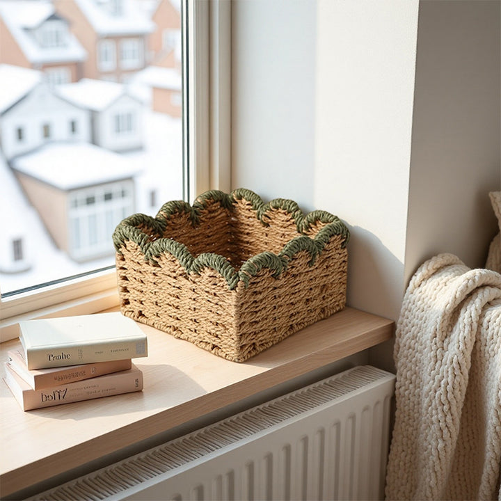 Handcrafted decoration basket